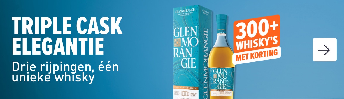 Triple Cask Elegantie Drie rijpingen, &eacute;&eacute;n unieke whisky